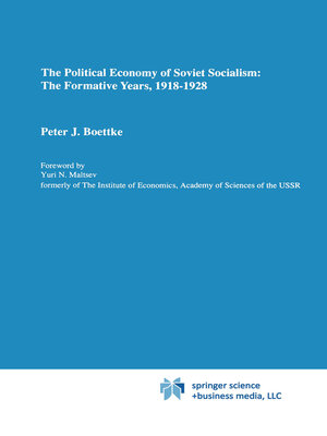 cover image of The Political Economy of Soviet Socialism